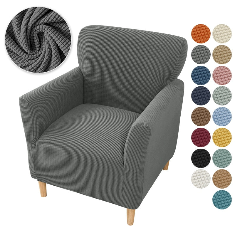 Elastic Jacquard Tub Sofa Armchair Cover - Image 5