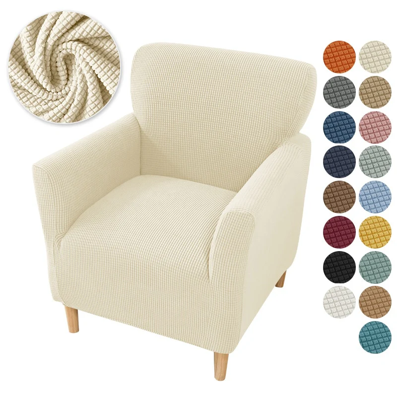 Elastic Jacquard Tub Sofa Armchair Cover - Image 7