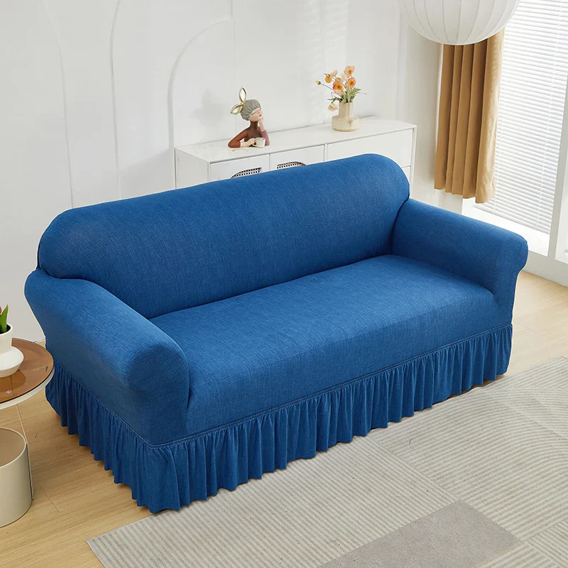 Elastic Printed Sofa Slipcover - Image 11