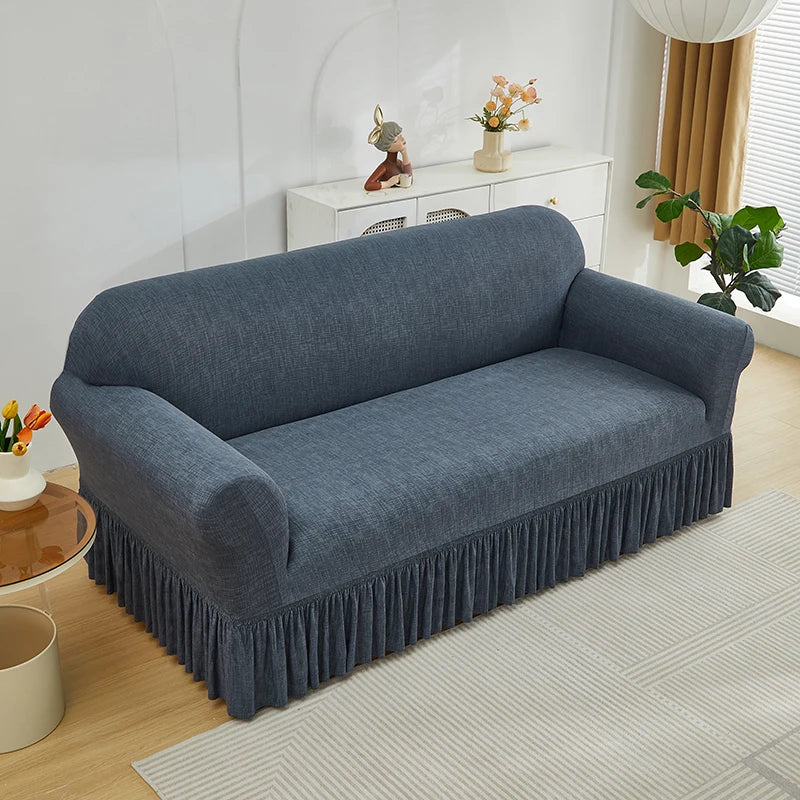 Elastic Printed Sofa Slipcover - Image 9