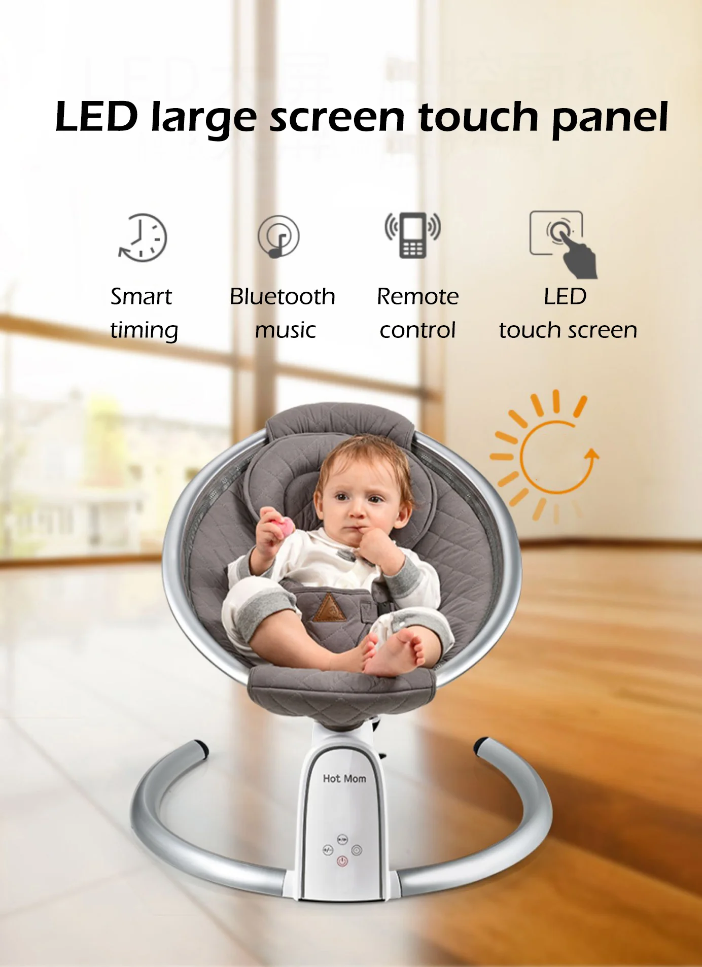 Election Baby Rocking Chair Bouncer - Image 9