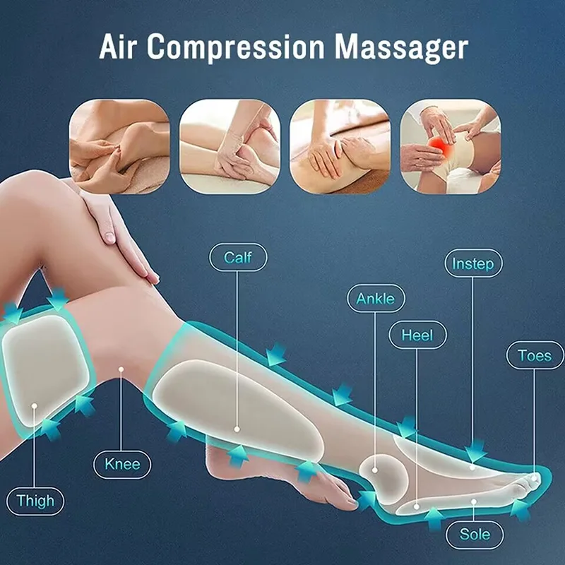 Electric Air Compression Foot Leg Massager - Image 4