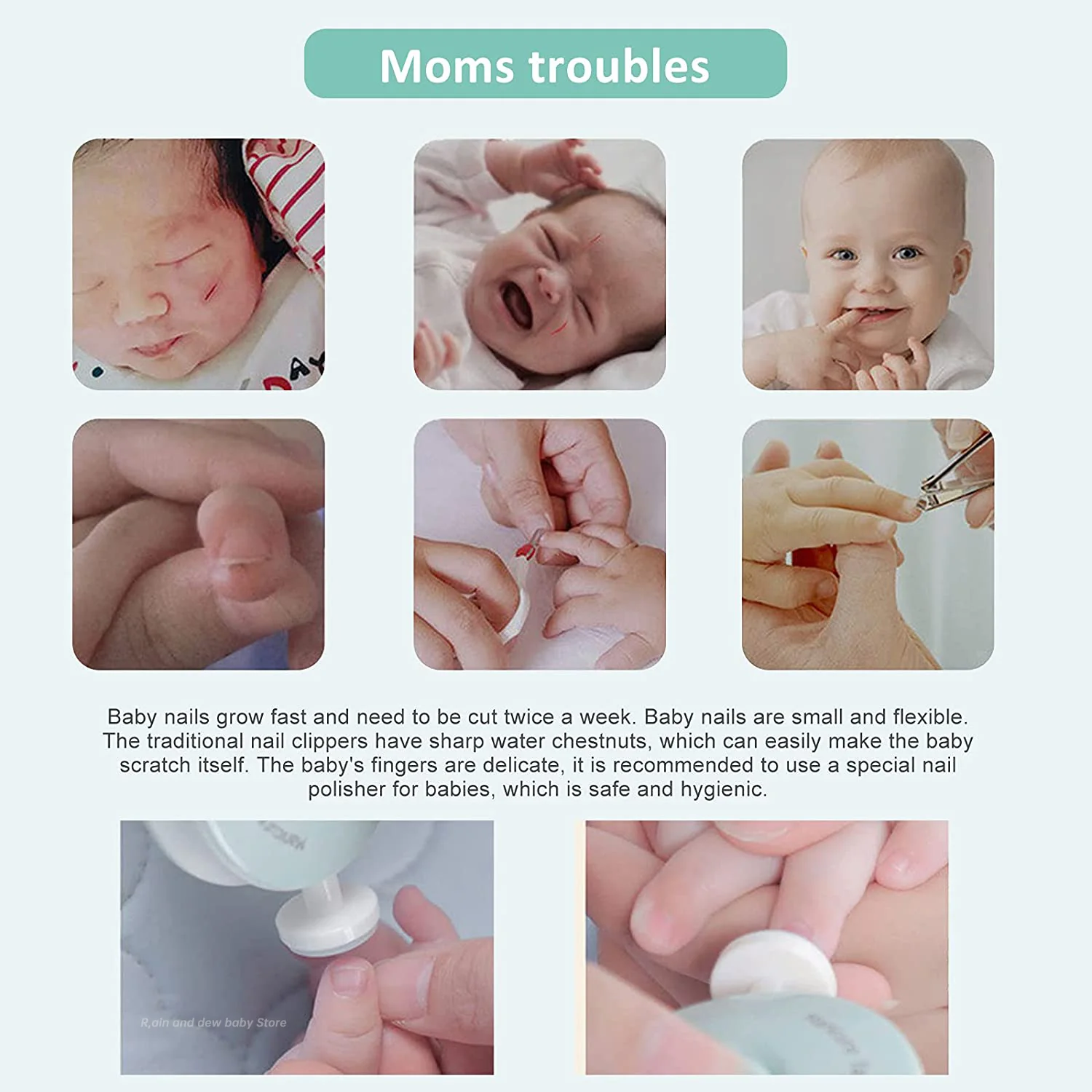 Electric Baby Adult Nail Clipper - Image 23