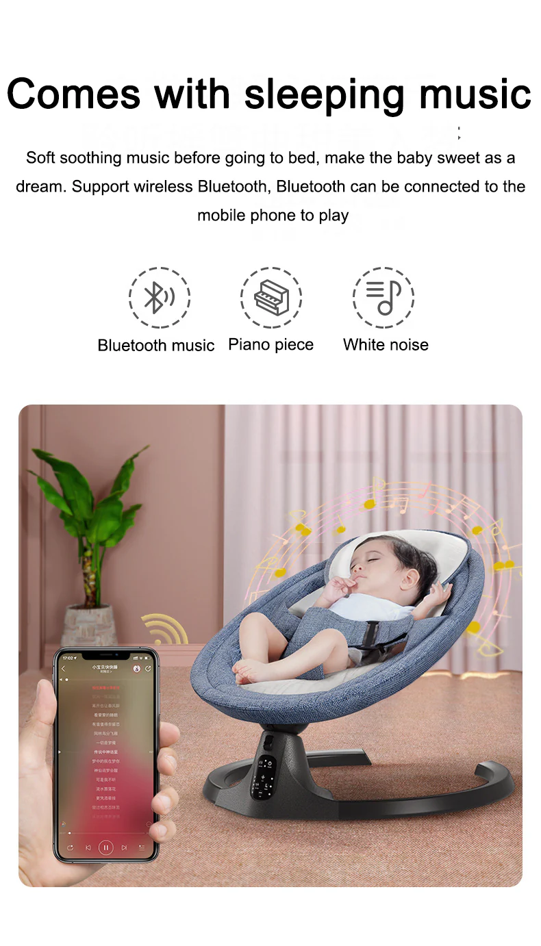 Electric Baby Rocking Chair Bouncer - Image 17