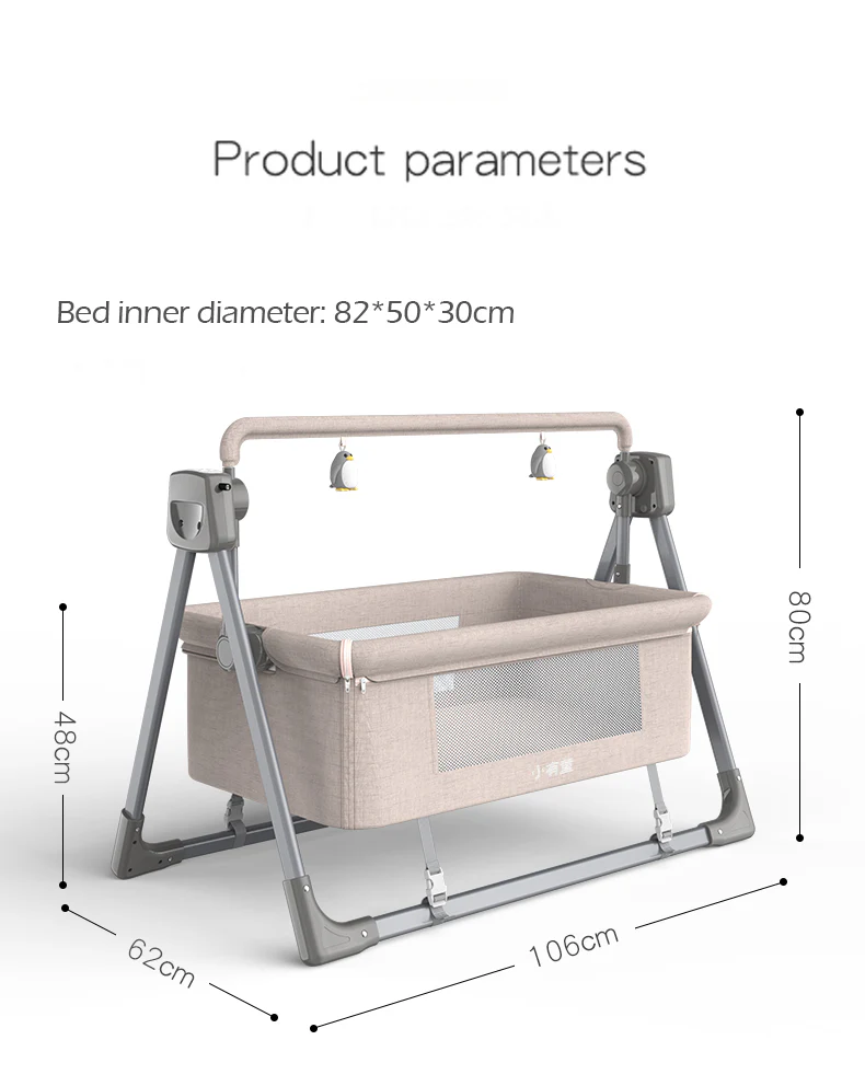 Electric Baby Rocking Crib - Image 20