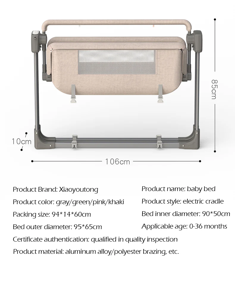 Electric Baby Rocking Crib - Image 21