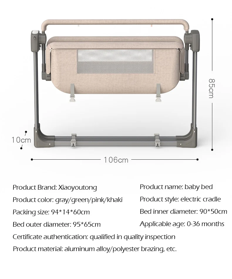 Electric Baby Rocking Crib - Image 7