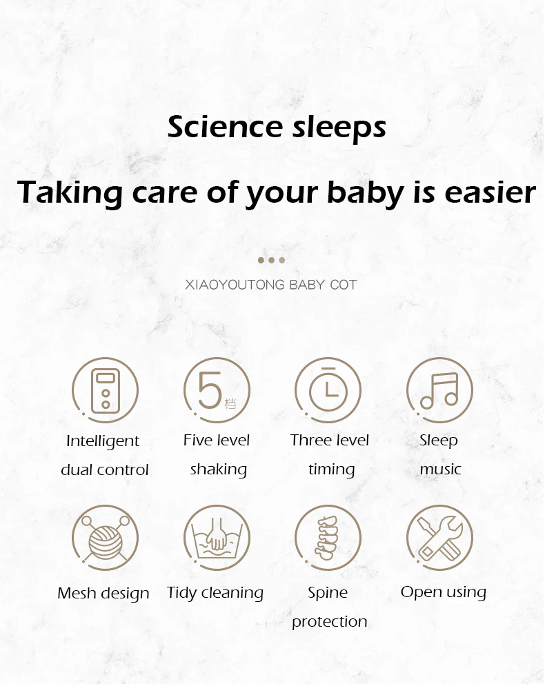 Electric Baby Rocking Crib - Image 9