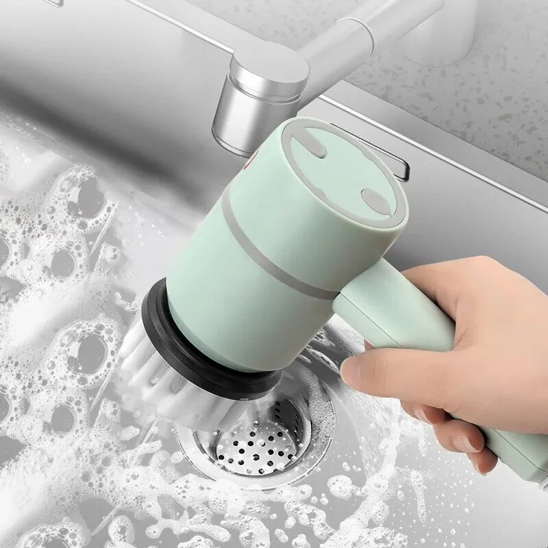 Electric Cleaning Brush Set - Image 2