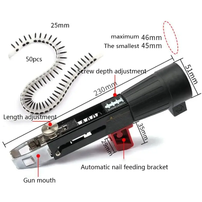 Electric Drill Chain Nail Gun - Image 4