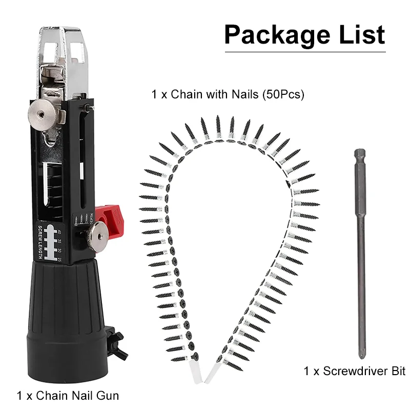 Electric Drill Chain Nail Gun - Image 7