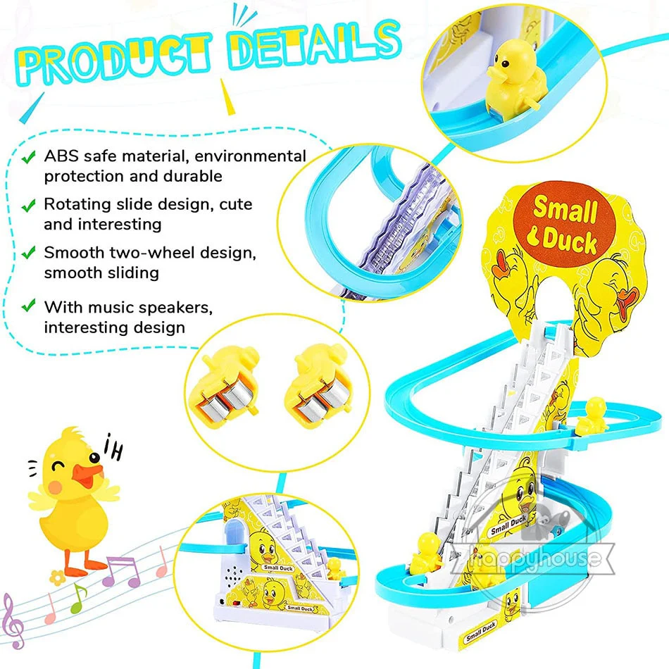 Electric Duck Climbing Stairs Toy - Image 25