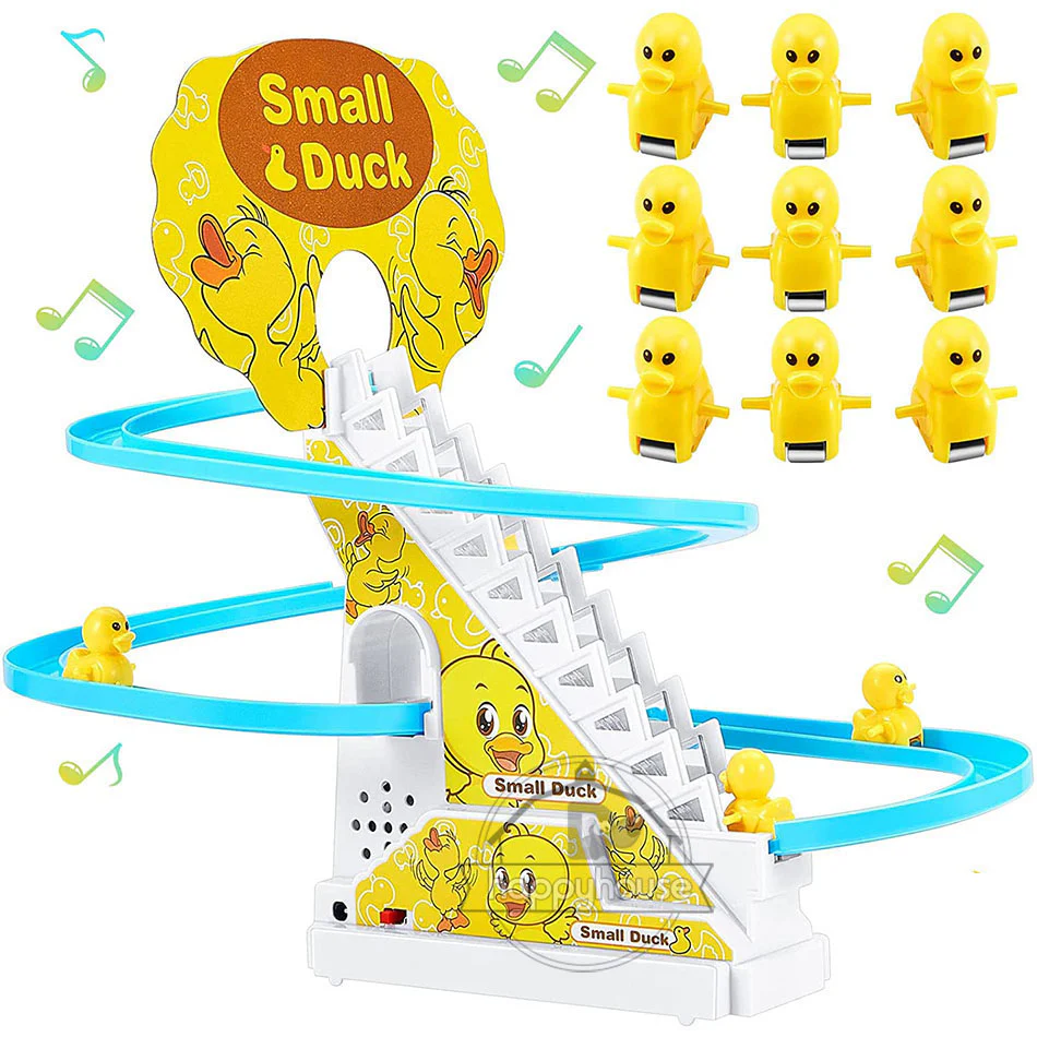 Electric Duck Climbing Stairs Toy - Image 28