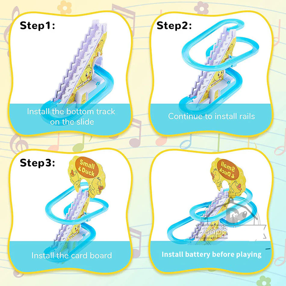 Electric Duck Climbing Stairs Toy - Image 31