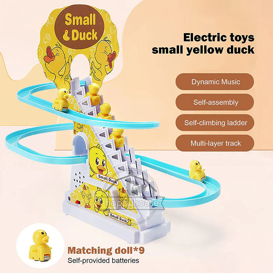 Electric Duck Climbing Stairs Toy - Image 34