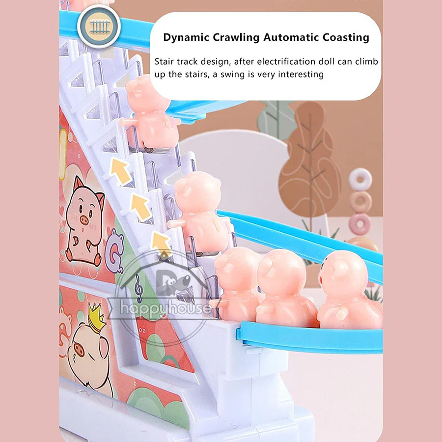 Electric Duck Climbing Stairs Toy - Image 38