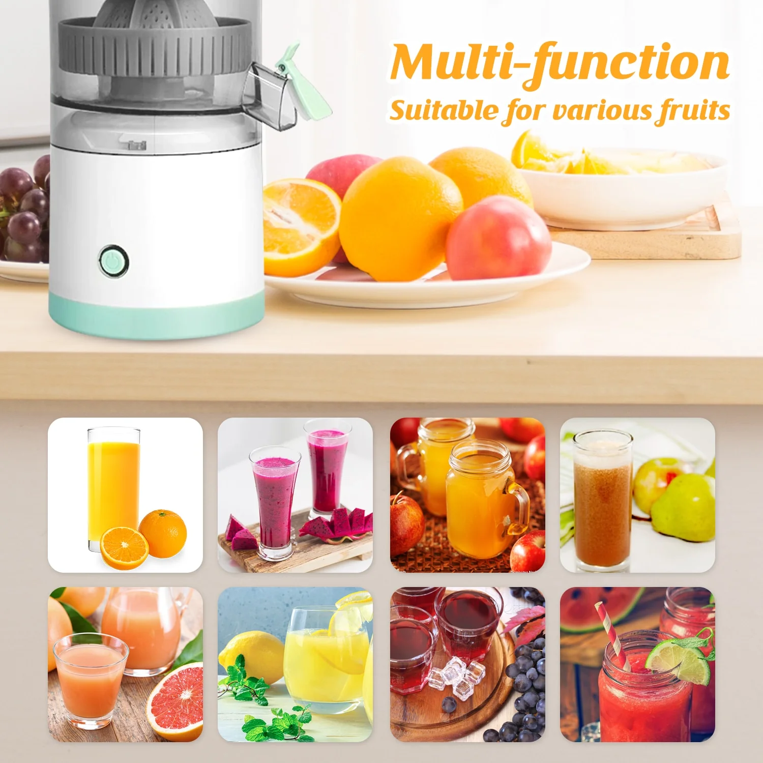 Electric Fruit Orange Juicer - Image 11