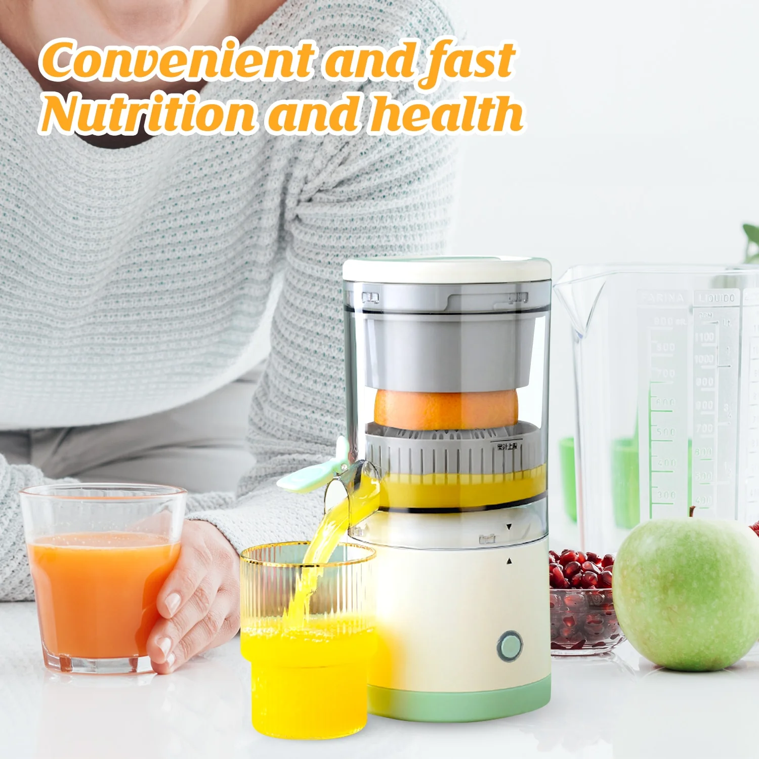 Electric Fruit Orange Juicer - Image 4