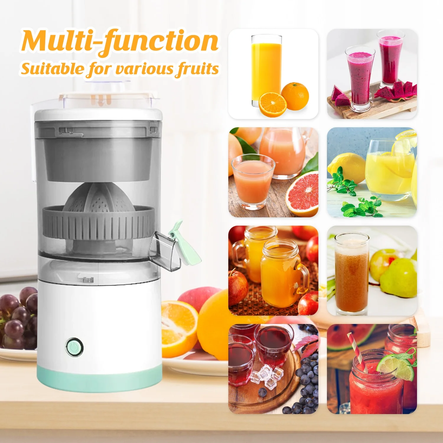 Electric Fruit Orange Juicer - Image 5