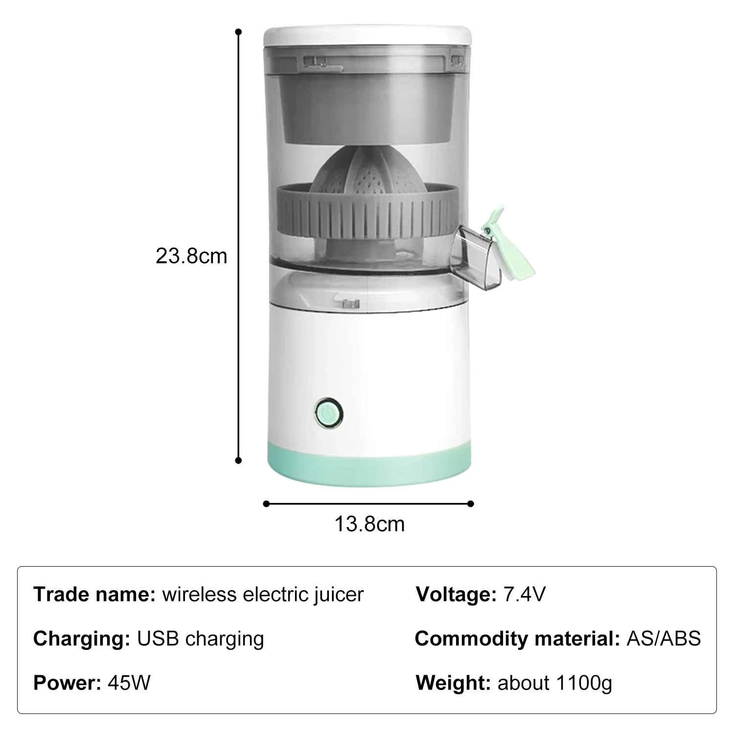 Electric Fruit Orange Juicer - Image 7