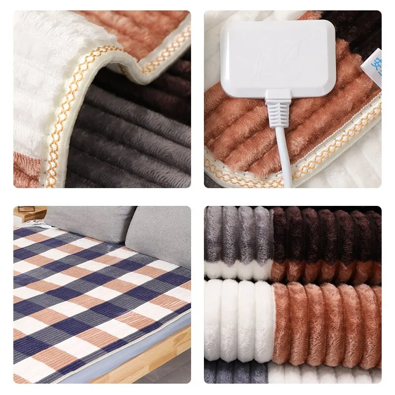 Electric Heating Fleece Blanket Bed Topper - Image 5