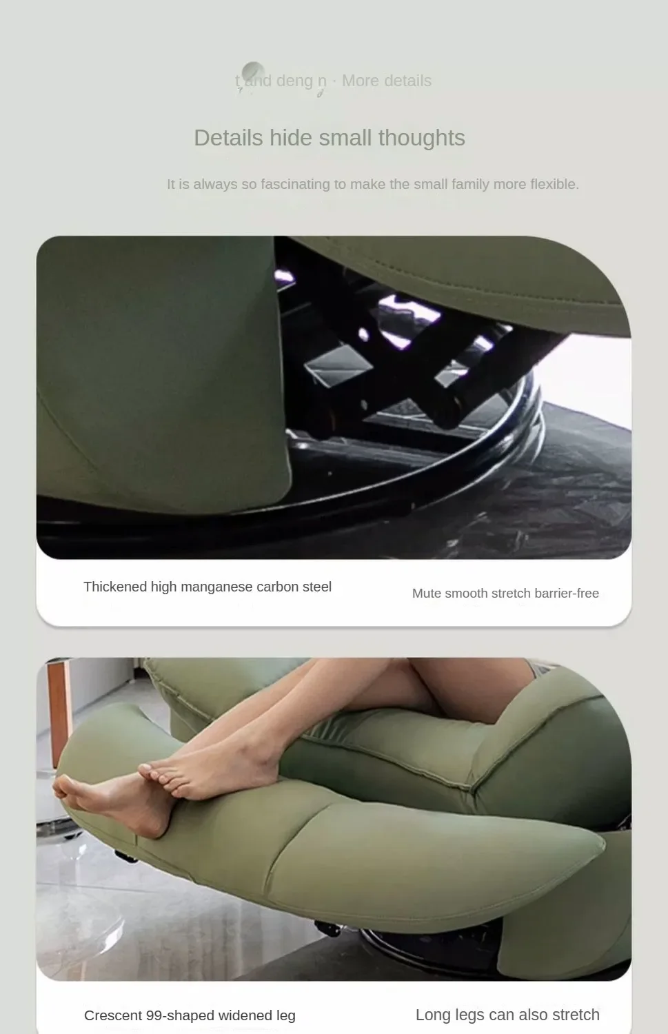 Electric Heating Massage Recliner Armchair Sofa - Image 28
