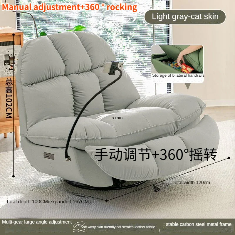 Electric Heating Massage Recliner Armchair Sofa - Image 7