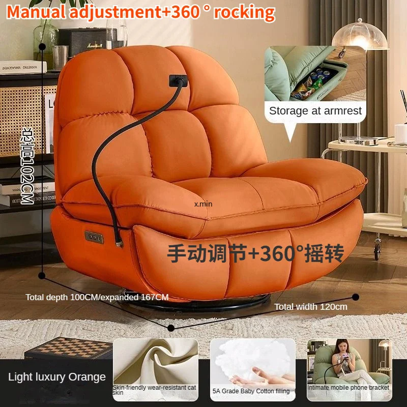 Electric Heating Massage Recliner Armchair Sofa - Image 8