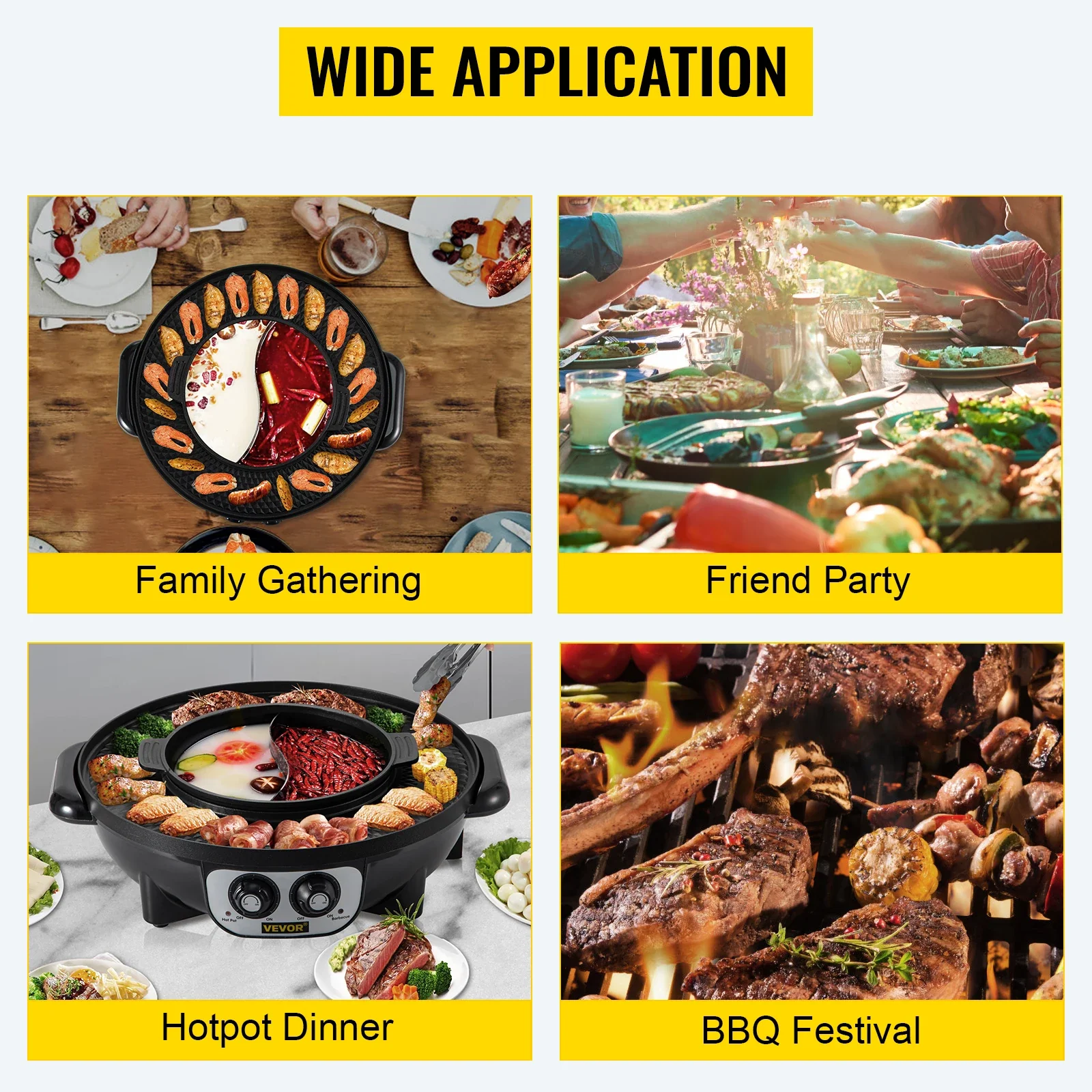 Electric Hot Pot BBQ Griller - Image 2