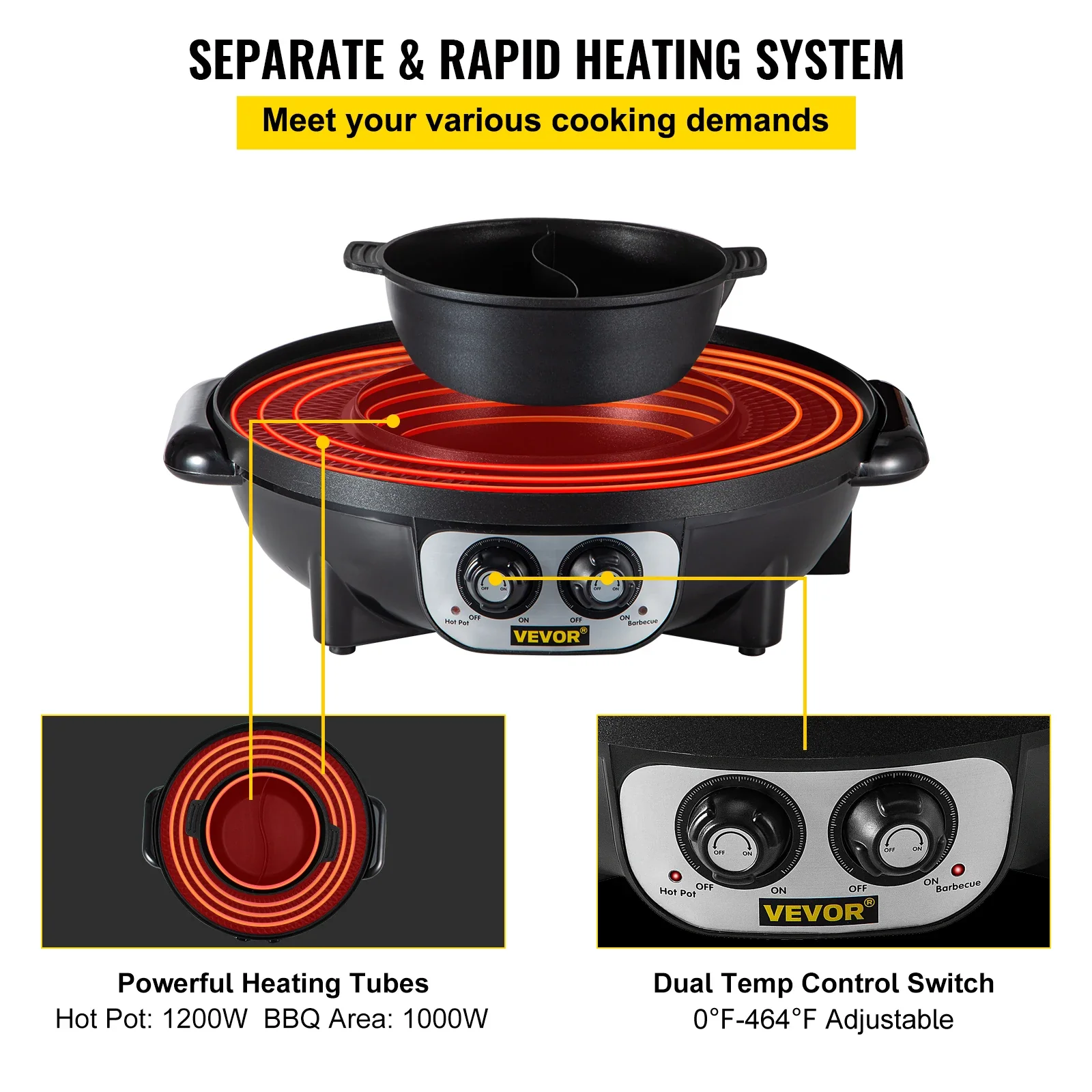 Electric Hot Pot BBQ Griller - Image 4