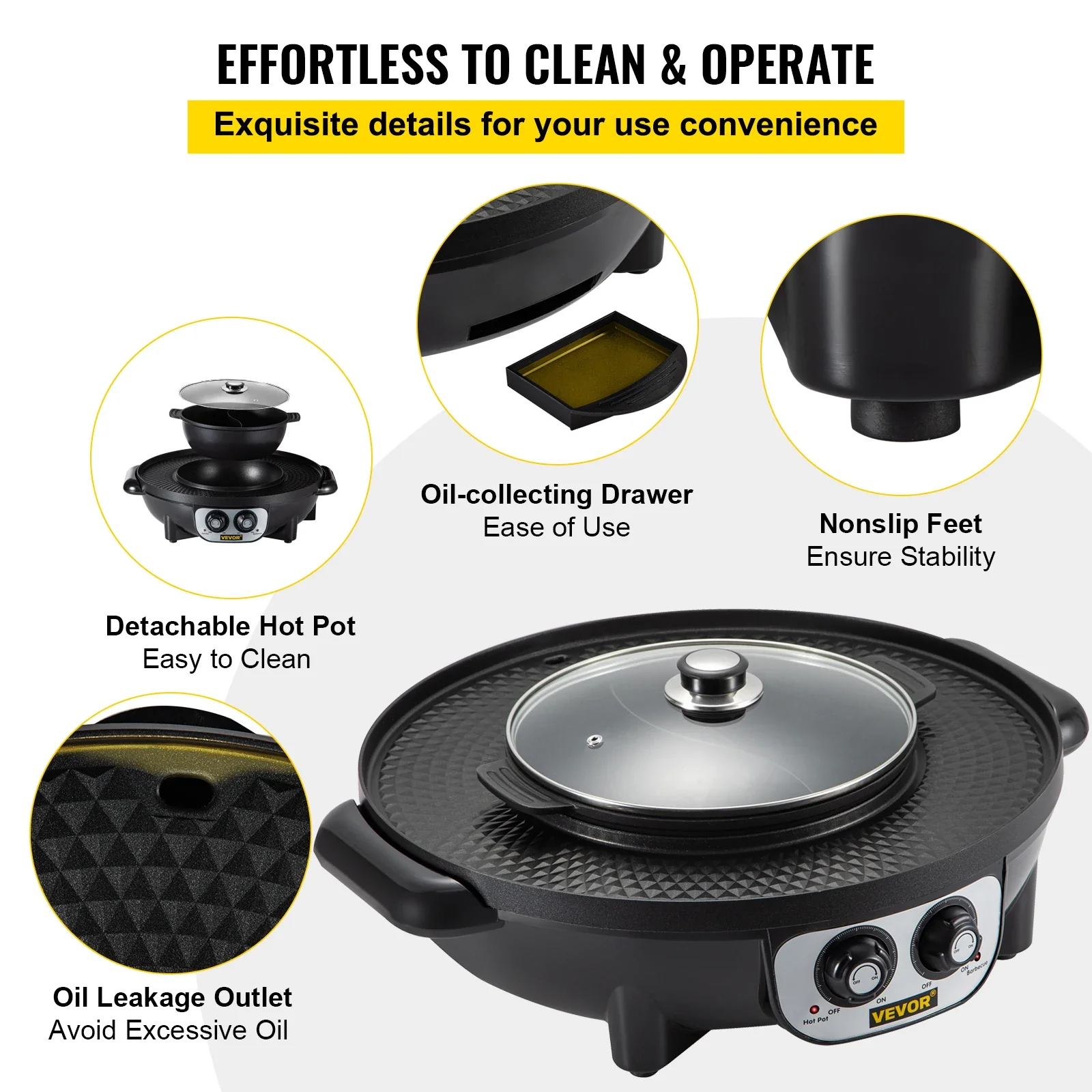 Electric Hot Pot BBQ Griller - Image 5