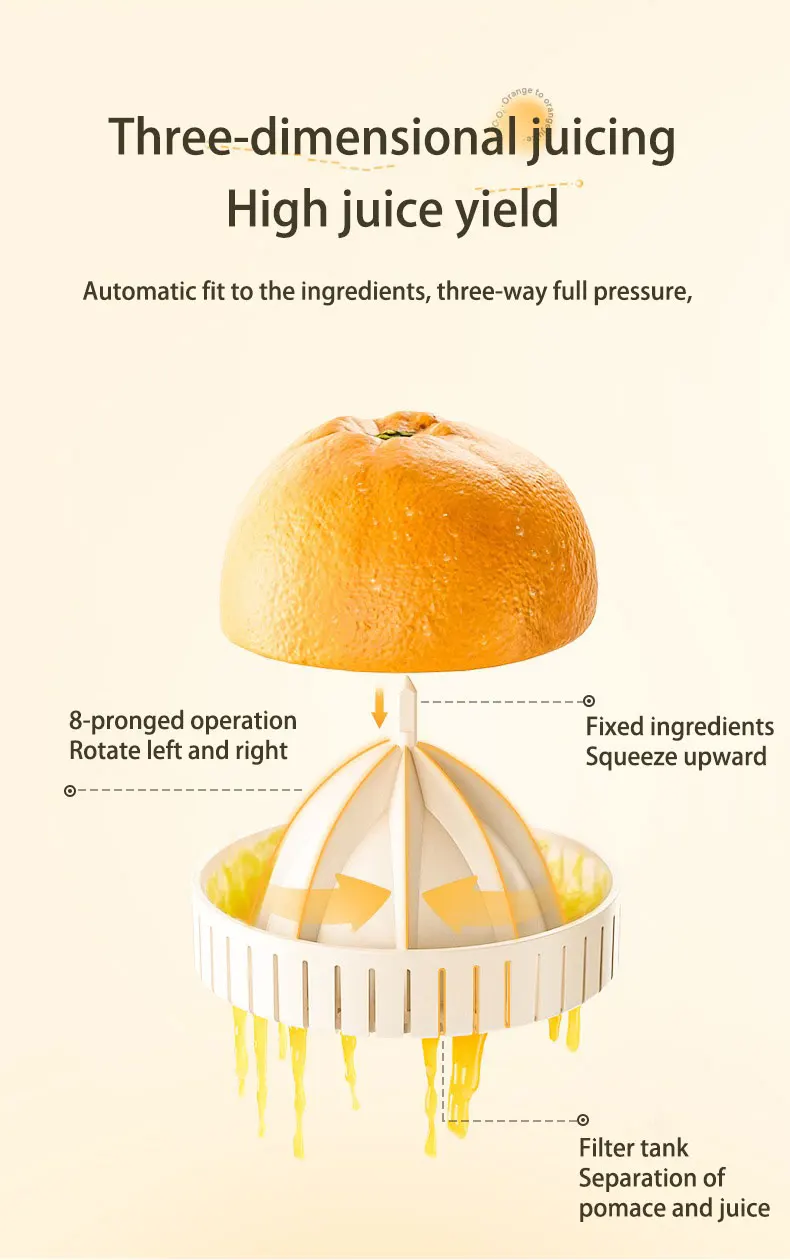 Electric Orange Fruit  Juicer - Image 4