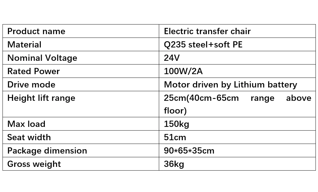 Electric Patient Transfer Chair - Image 9