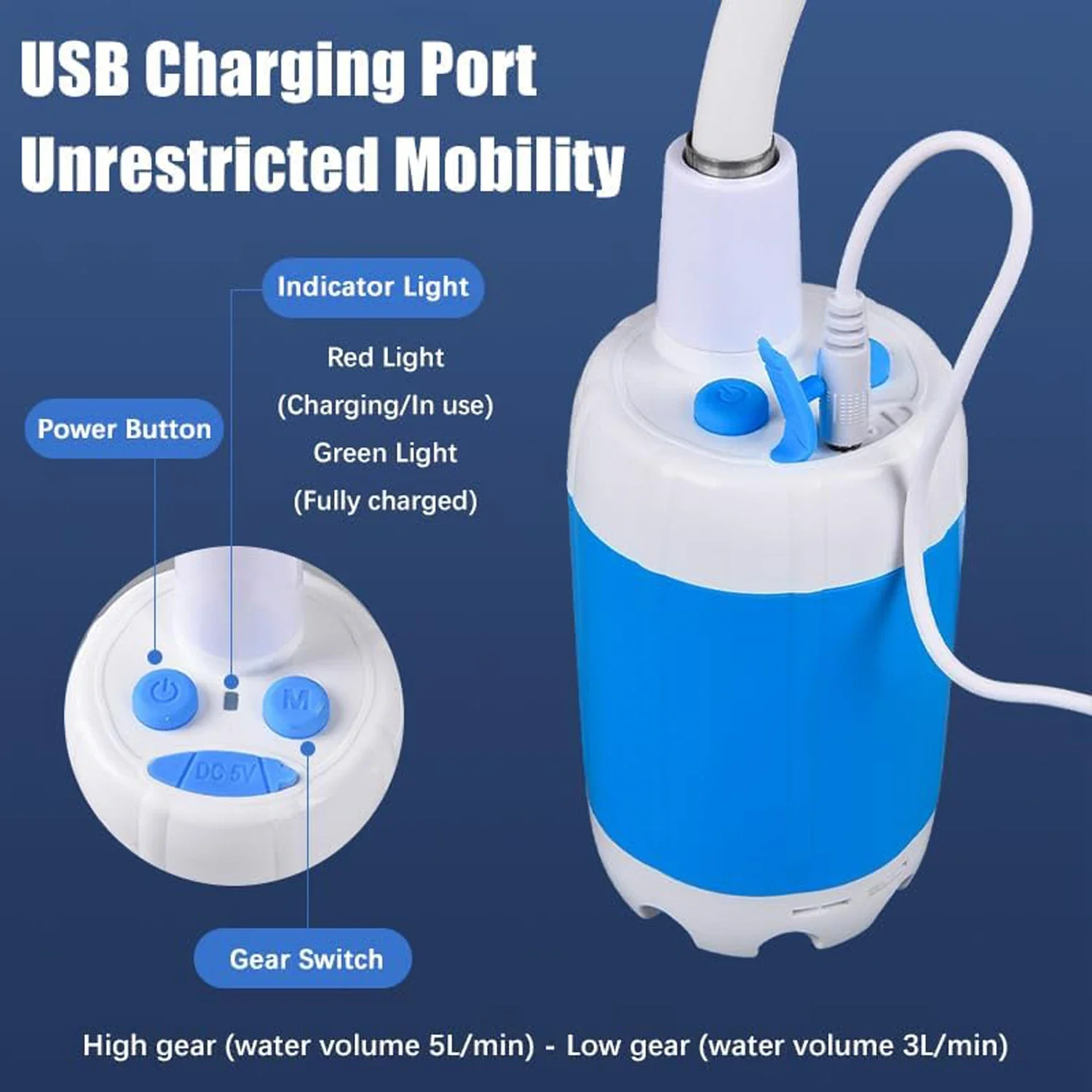 Electric Portable Shower Pump - Image 4