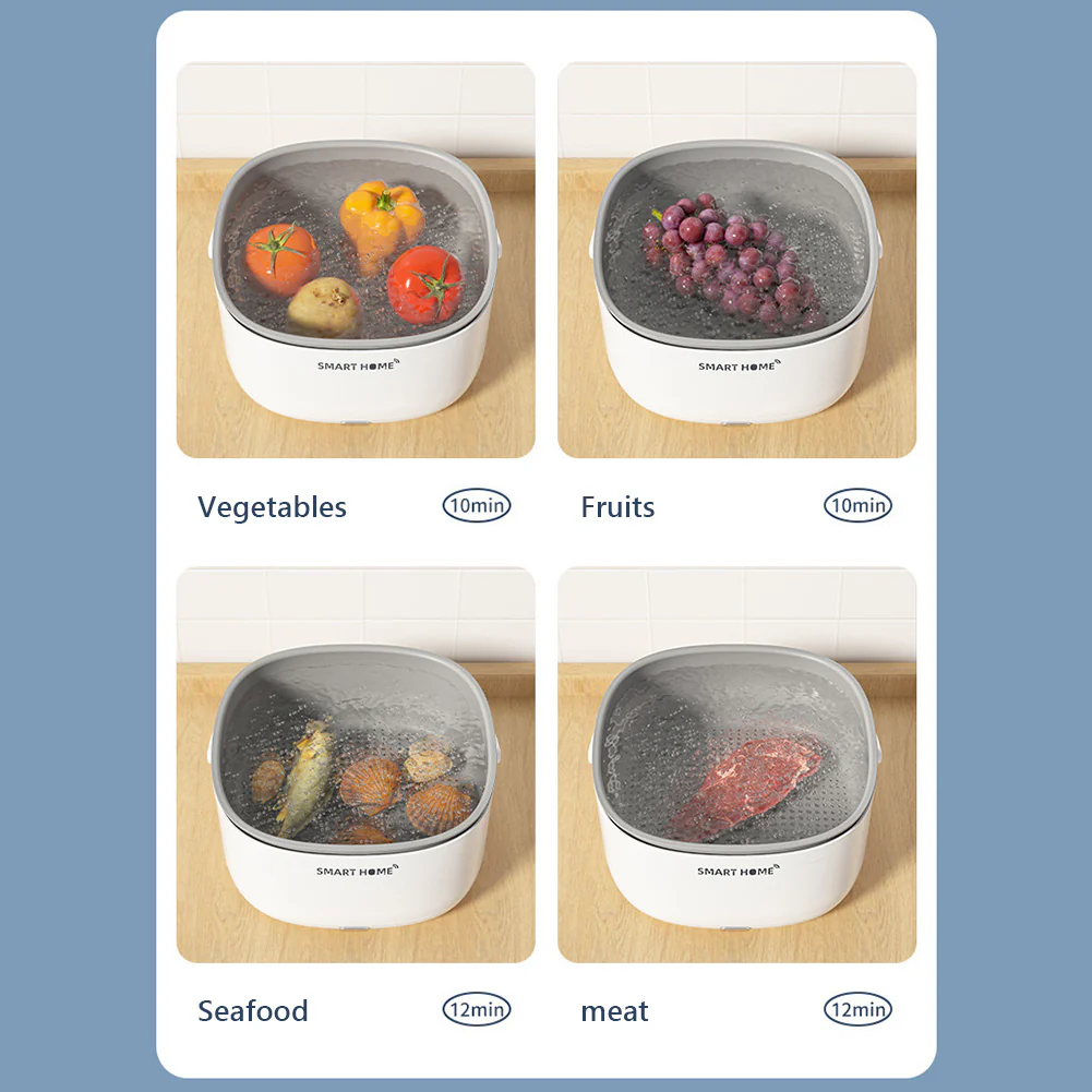 Electric Ultrasonic Washing Basket - Image 12