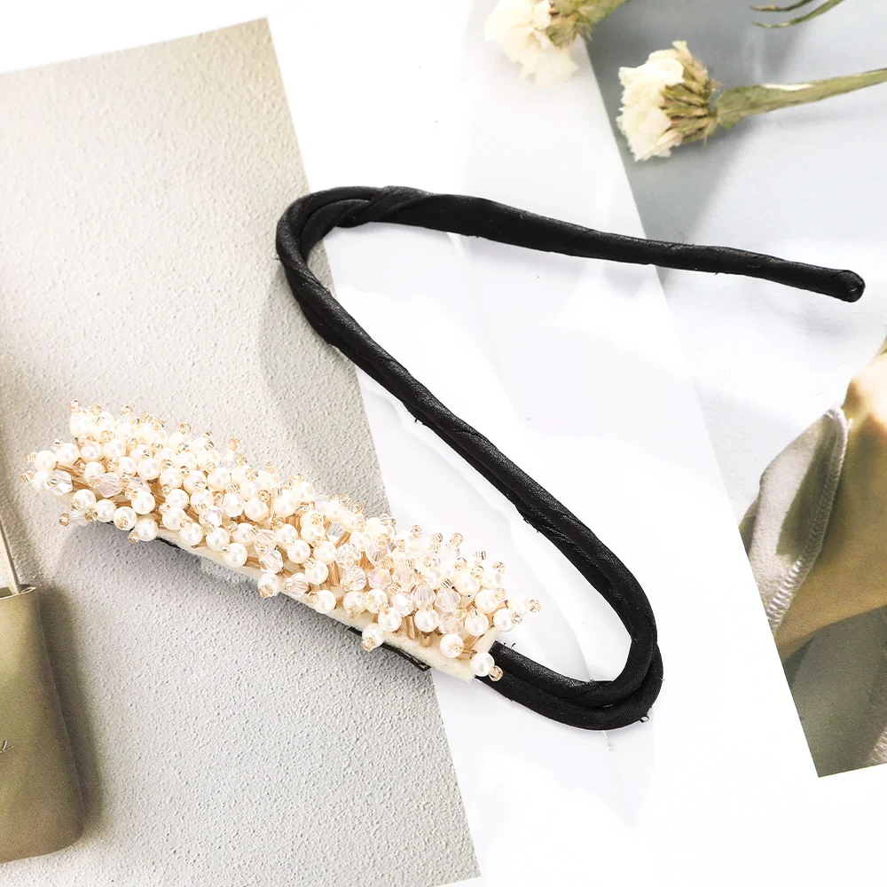Elegant Pearl Hair Bun Stick - Image 2