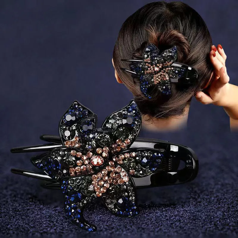Elegant Rhinestone Hair Clip - Image 2