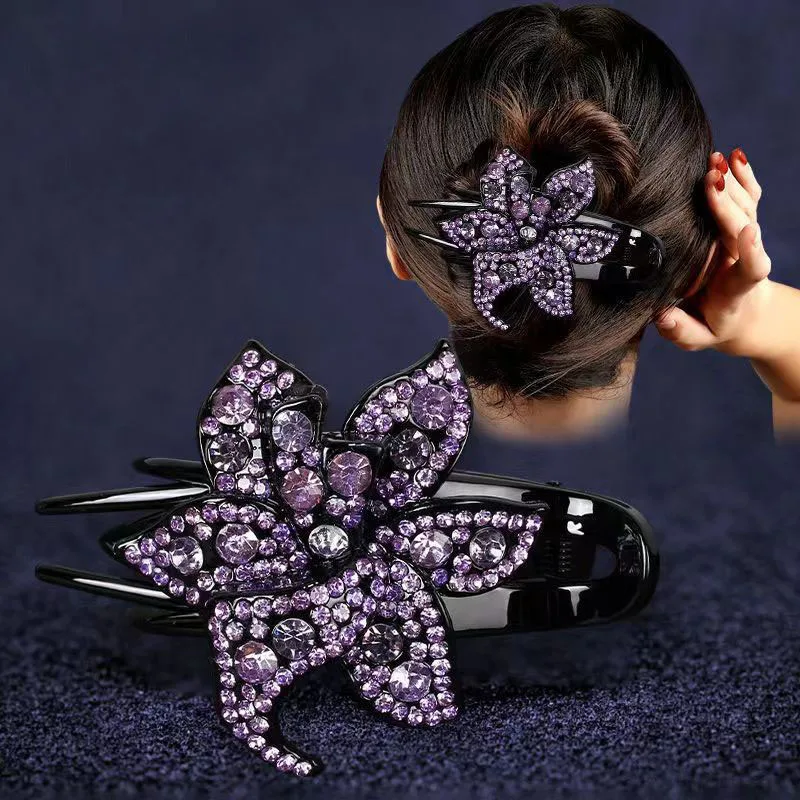 Elegant Rhinestone Hair Clip - Image 7