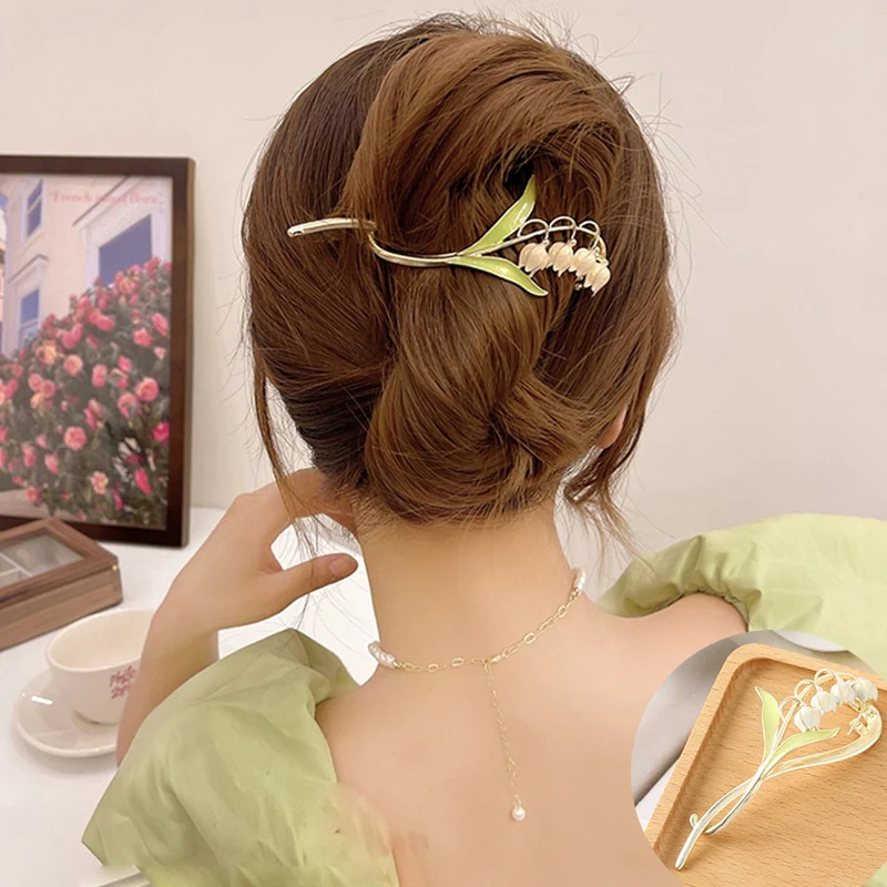 Elegant Rhinestone Metal Hair Pin - Image 27