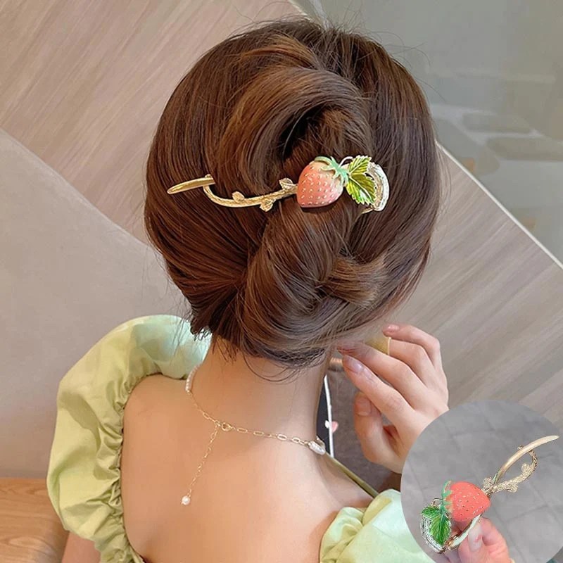 Elegant Rhinestone Metal Hair Pin - Image 28