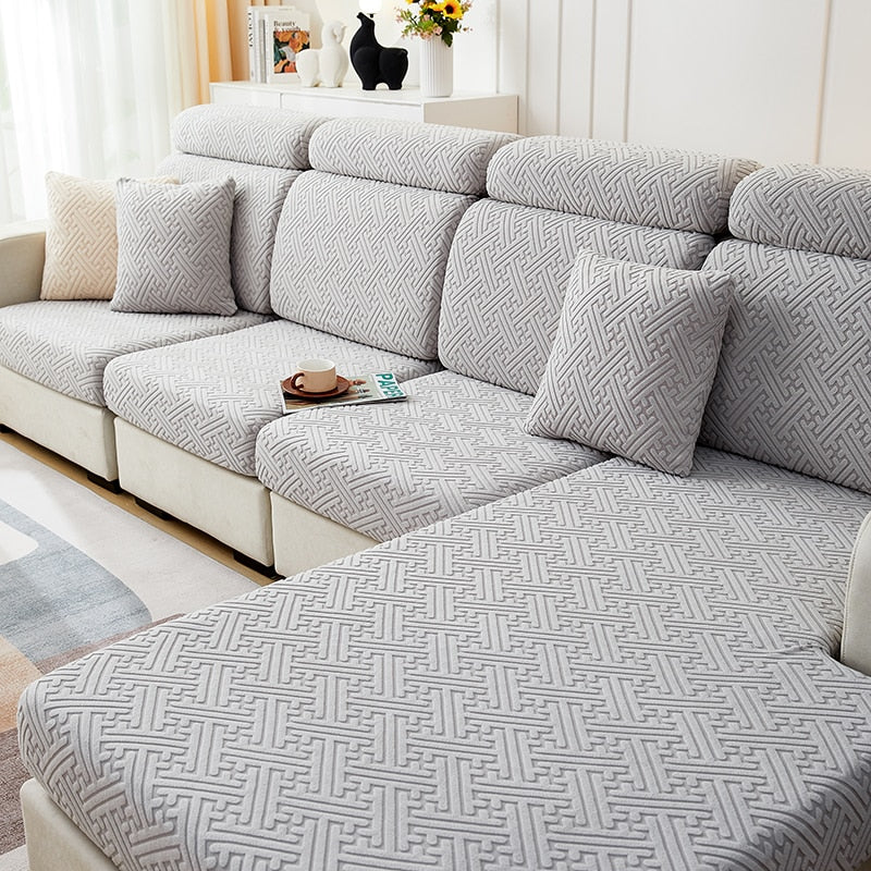 Embossed Sofa Cover - Image 4