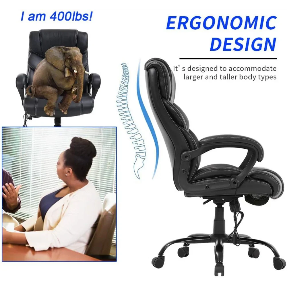 Ergonomic Massage Lumbar Support Chair - Image 5