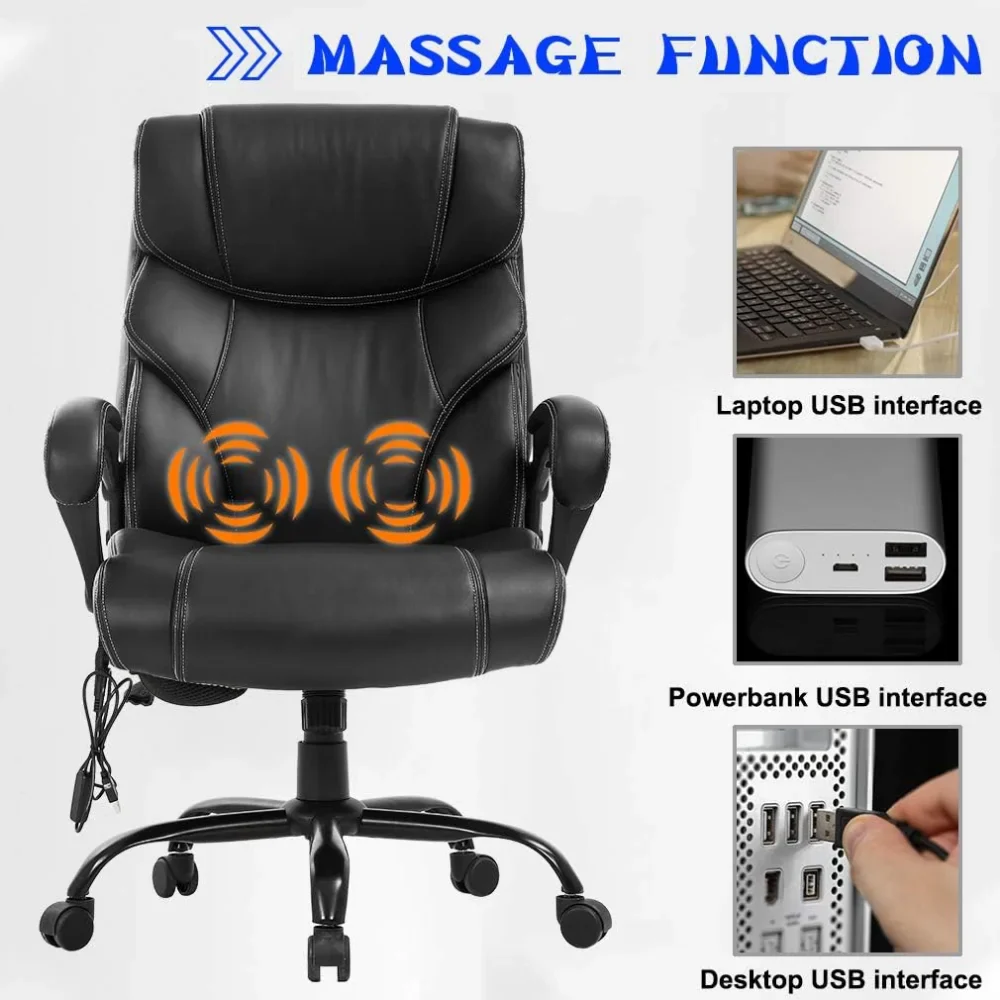 Ergonomic Massage Lumbar Support Chair - Image 6