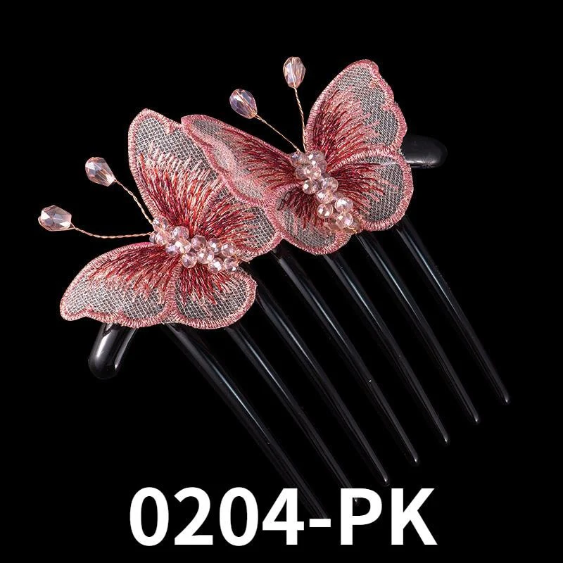 Exquisite Colorful Butterfly Hair Comb Pin - Image 19