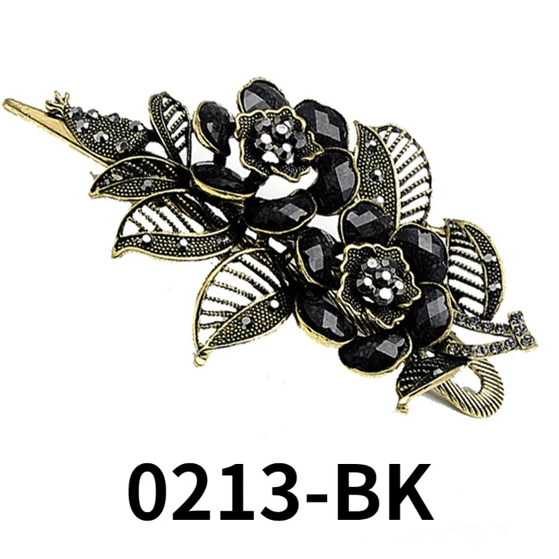 Exquisite Peacock Flower Crystal Hair Pin - Image 16