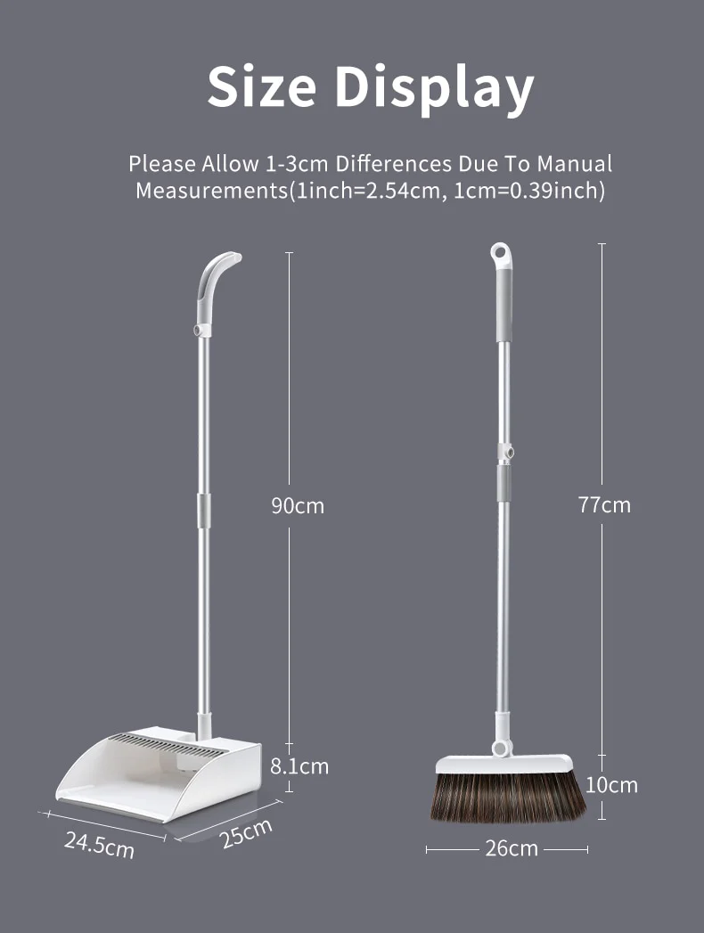 Extendable Broomstick Dustpan Set - Image 17