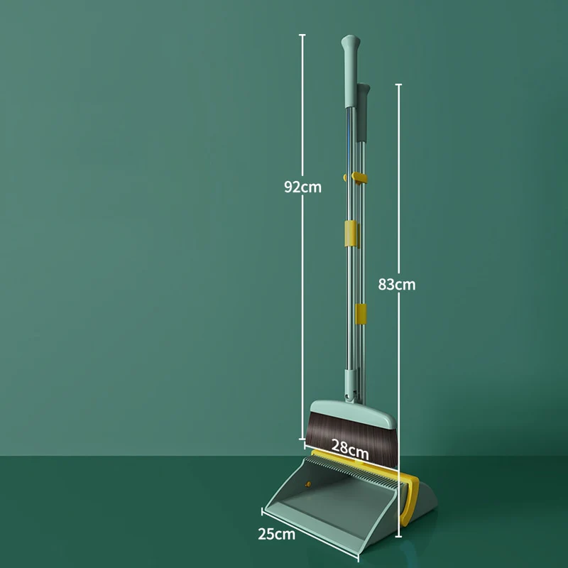 Extendable Broomstick Dustpan Set - Image 3