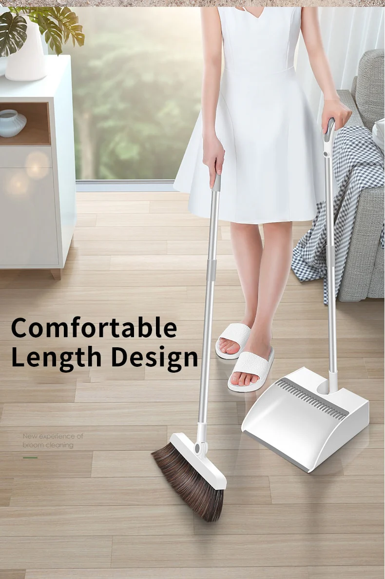 Extendable Broomstick Dustpan Set - Image 9