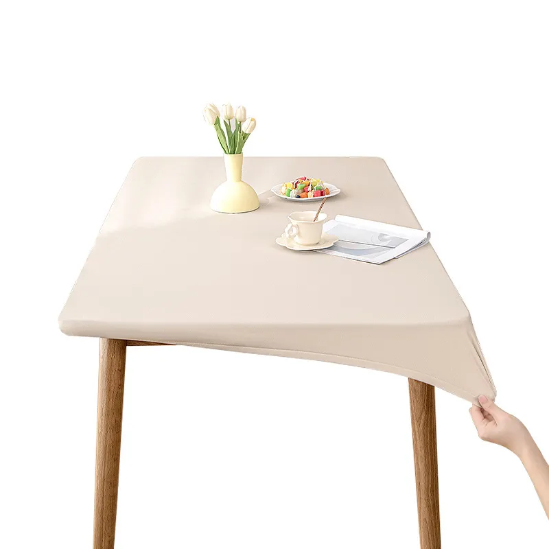 Faux Leather Elastic Tablecloth - Image 6