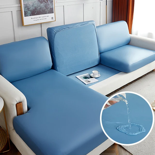 Faux Leather Sofa Seat Cover - Image 11